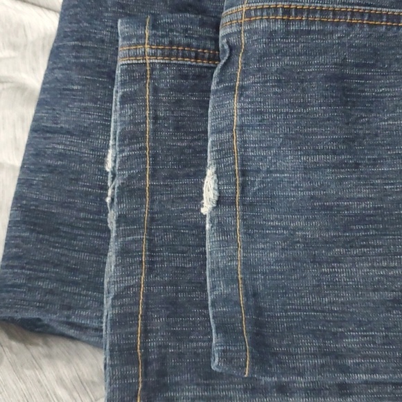 Chico's jeans women's chicos size 0 equals US size 4 blue embellished pockets - Picture 14 of 15